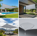 Toldo Impermeável Portátil Resistente com Proteção UV + Kit de Cordas